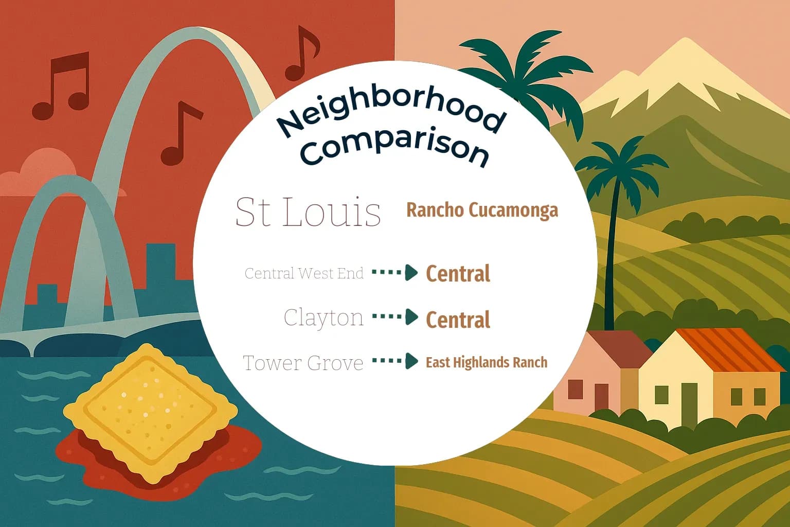 St. Louis vs Rancho Cucamonga Neighborhood Comparison