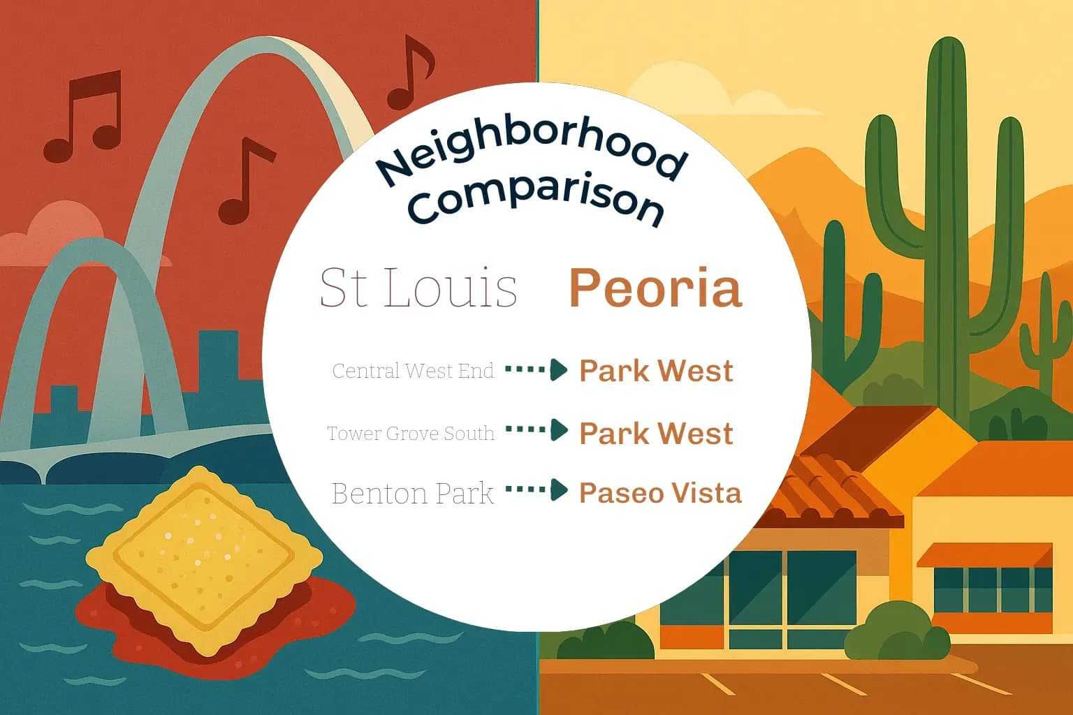 St. Louis vs Peoria Neighborhood Comparison