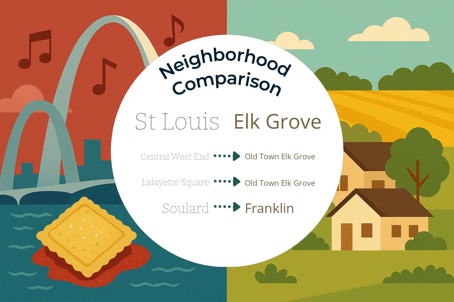 St. Louis vs Elk Grove Neighborhood Comparison