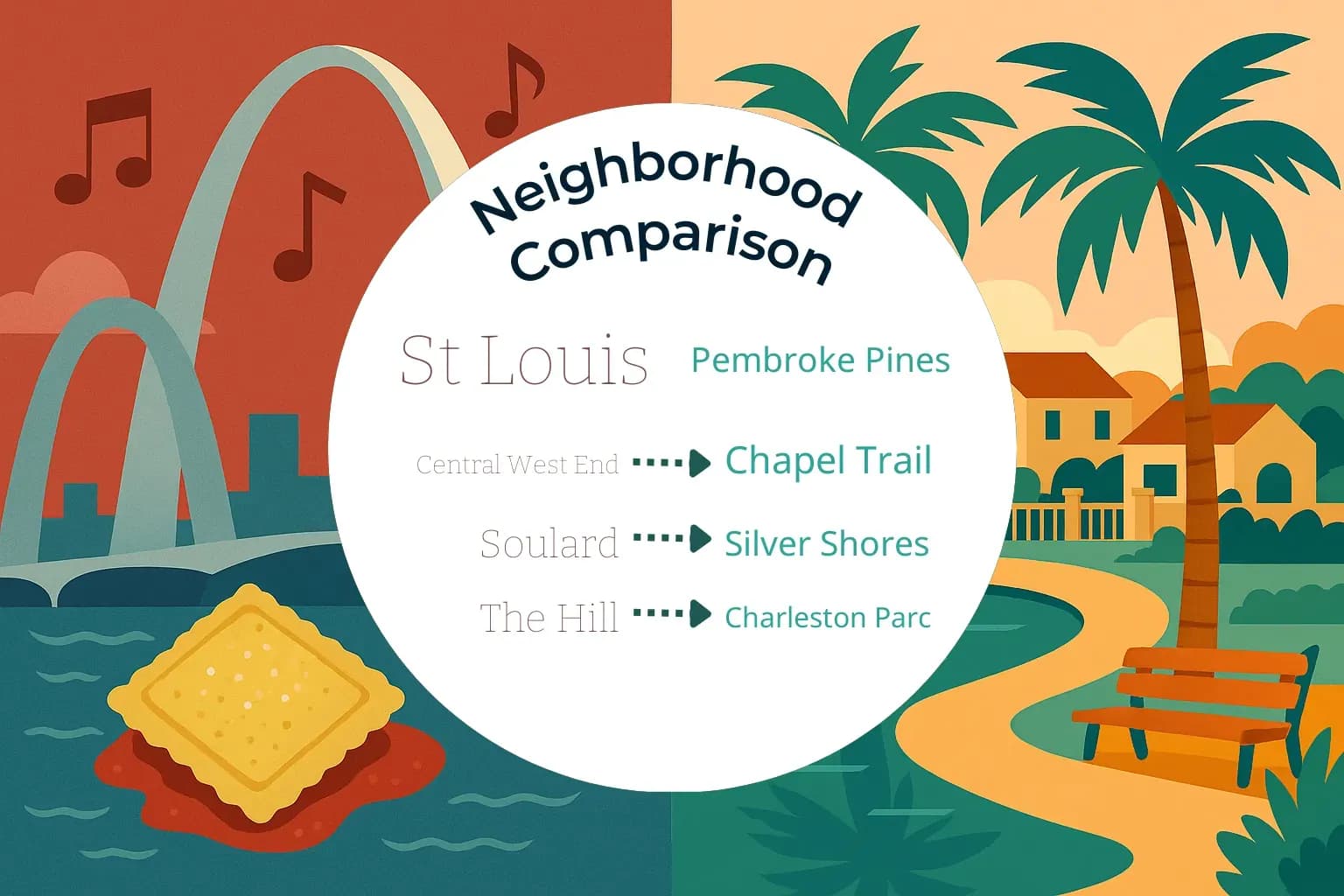 St. Louis vs Pembroke Pines Neighborhood Comparison