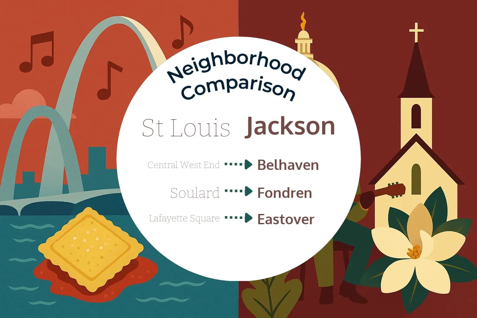 St. Louis vs Jackson Neighborhood Comparison