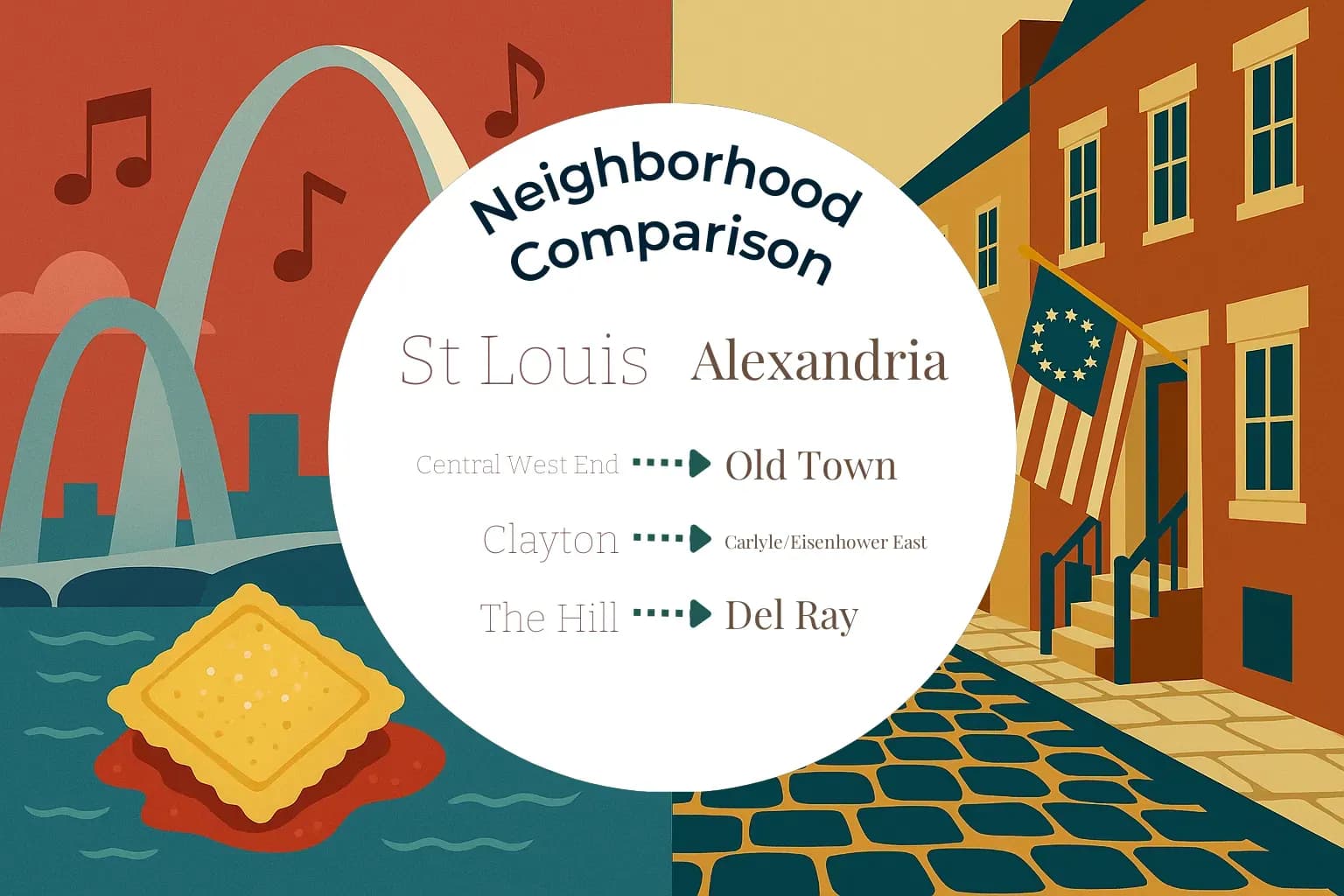 St. Louis vs Alexandria Neighborhood Comparison