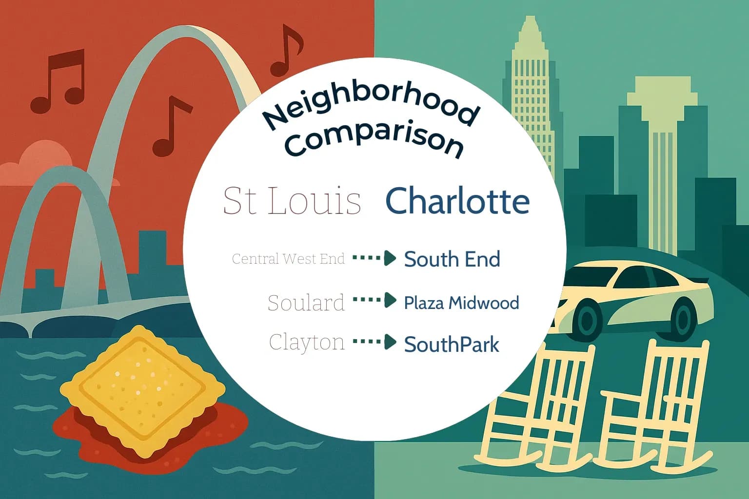 St. Louis vs Charlotte Neighborhood Comparison