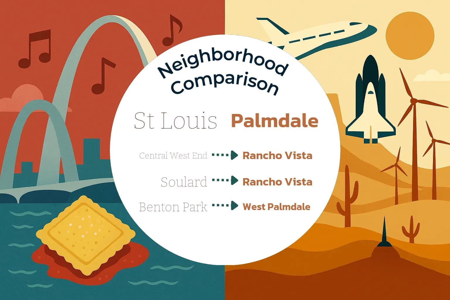 St. Louis vs Palmdale Neighborhood Comparison