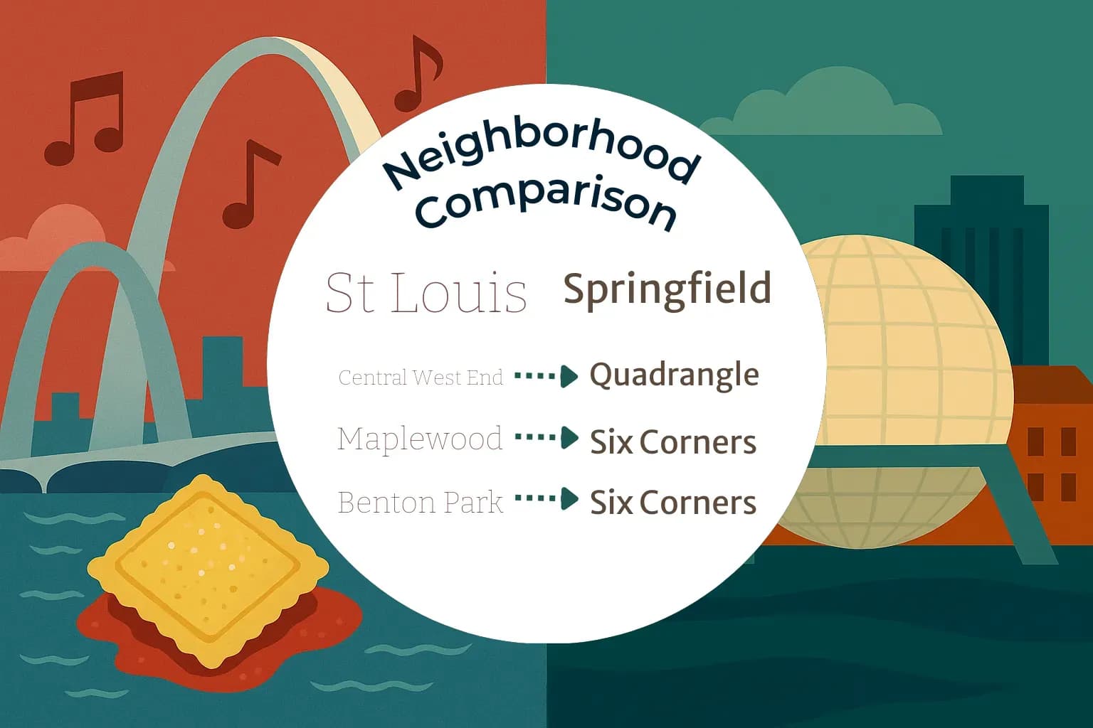 St. Louis vs Springfield Neighborhood Comparison