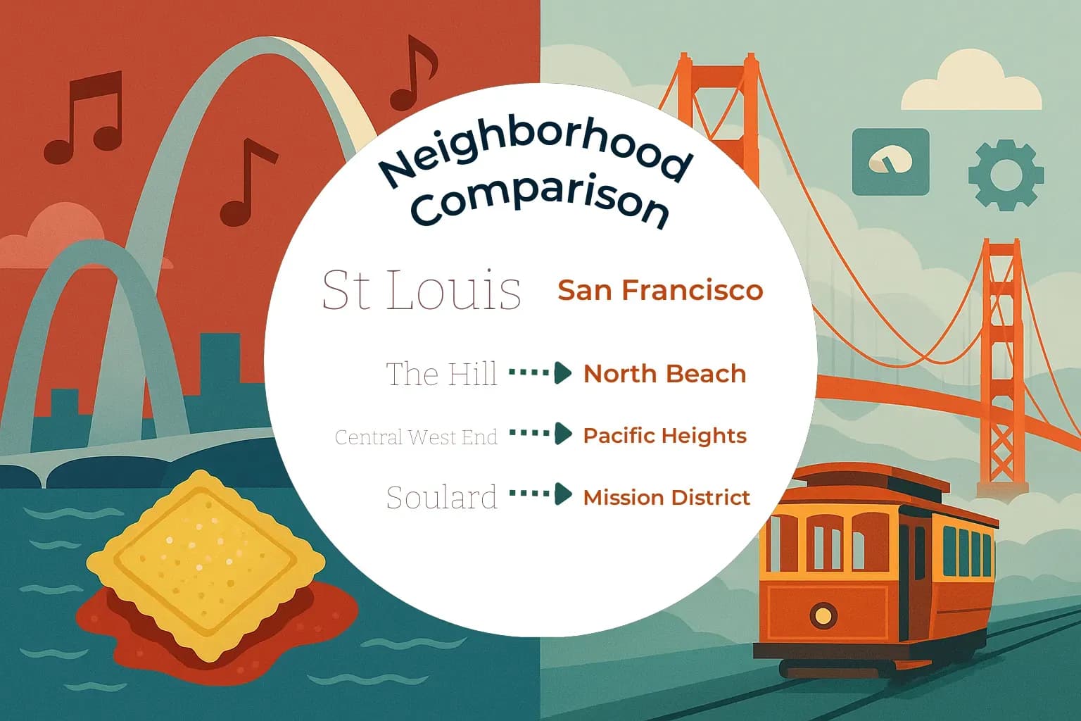 St. Louis vs San Francisco Neighborhood Comparison