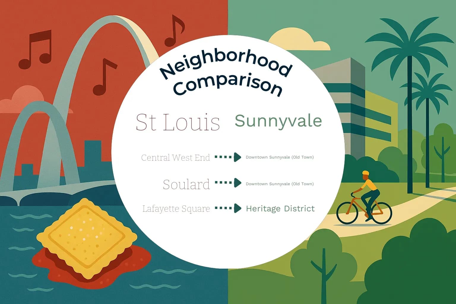 St. Louis vs Sunnyvale Neighborhood Comparison