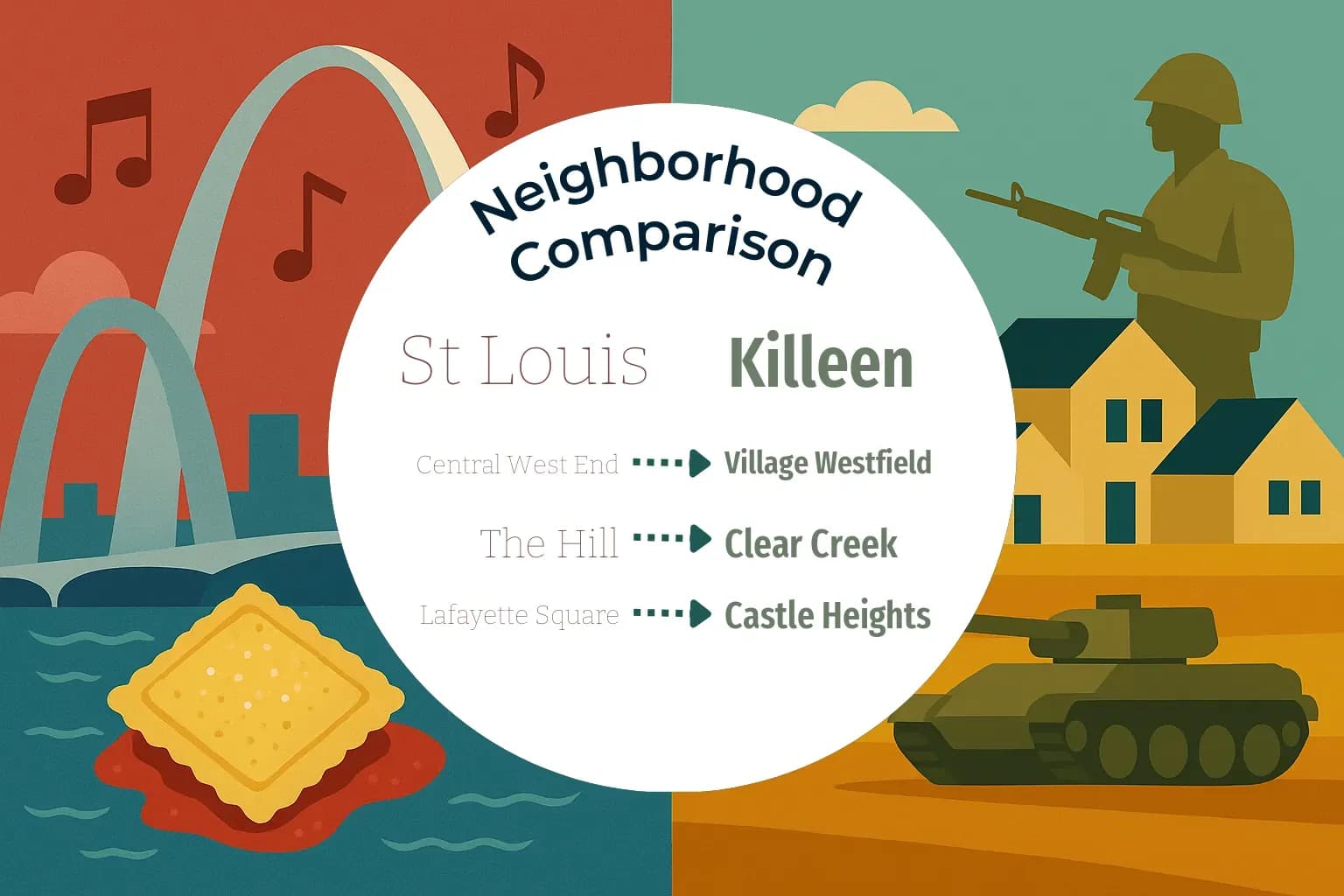 St. Louis vs Killeen Neighborhood Comparison