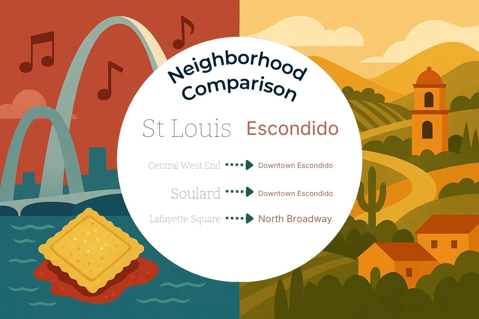St. Louis vs Escondido Neighborhood Comparison