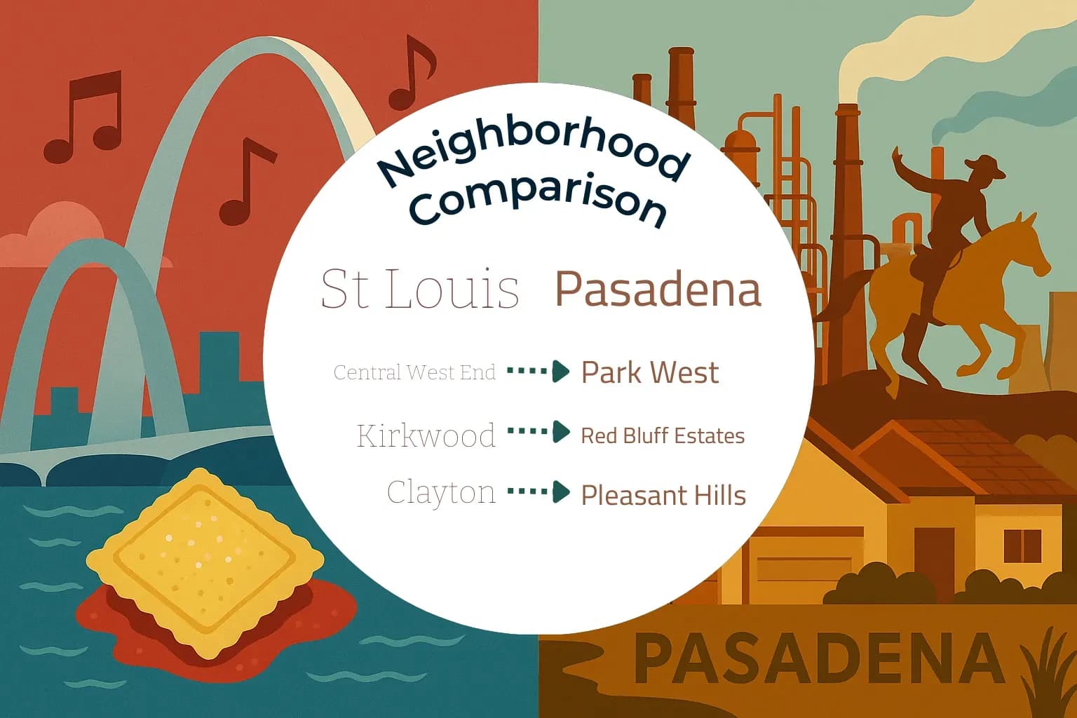 St. Louis vs Pasadena Neighborhood Comparison