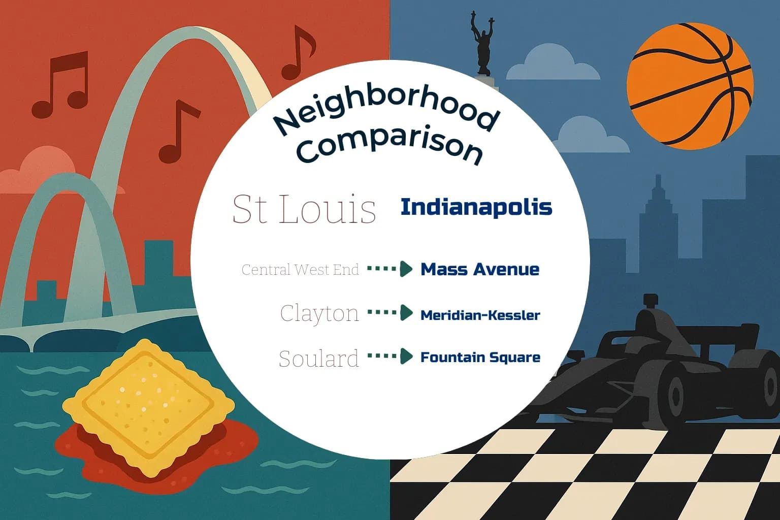 St. Louis vs Indianapolis Neighborhood Comparison