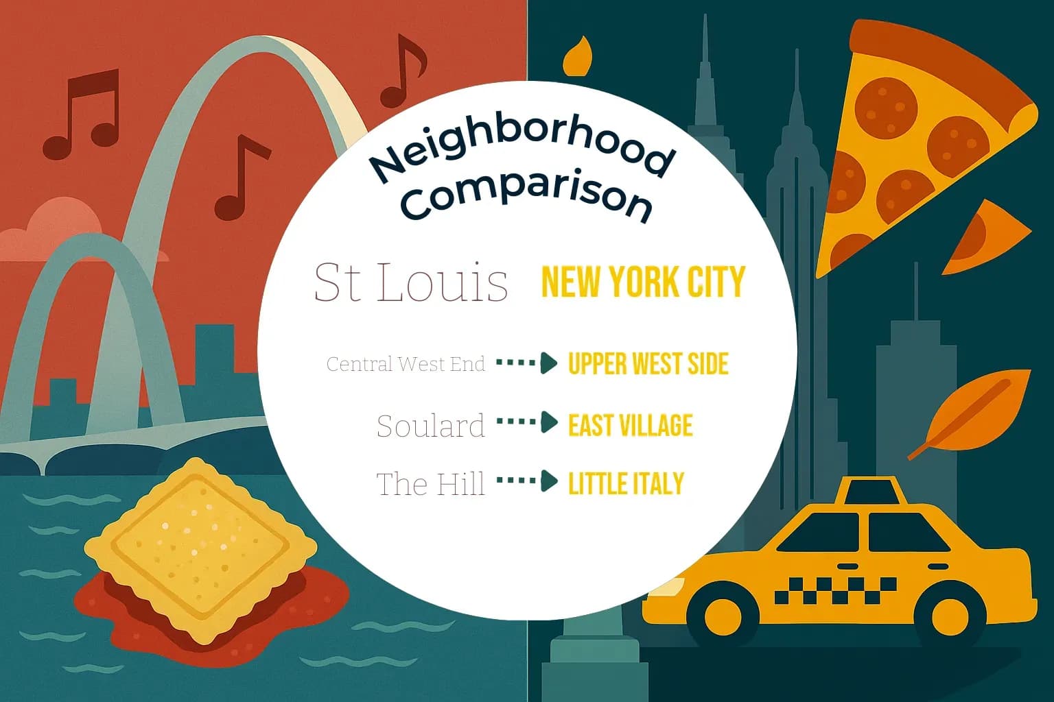 St. Louis vs New York City Neighborhood Comparison