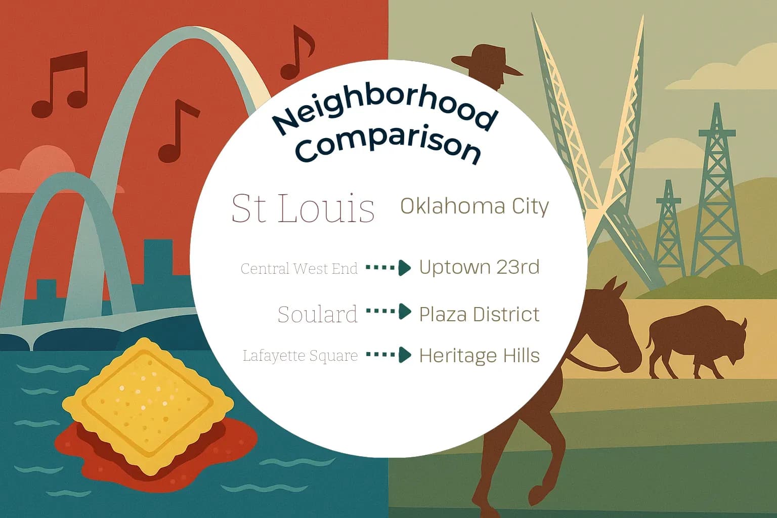 St. Louis vs Oklahoma City Neighborhood Comparison