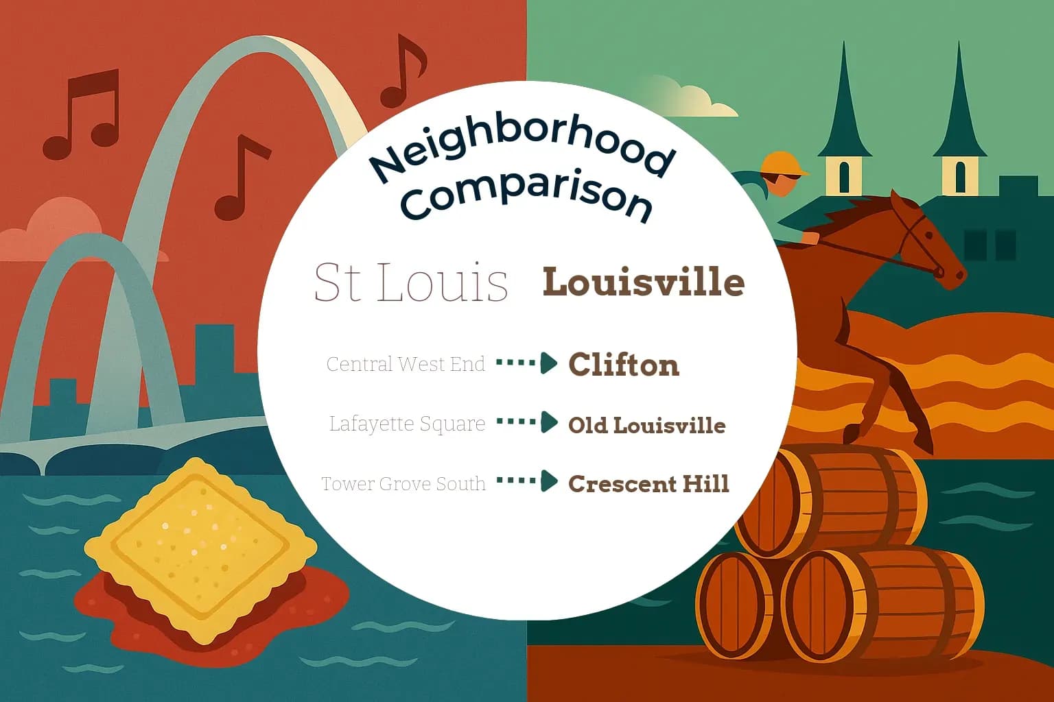 St. Louis vs Louisville Neighborhood Comparison