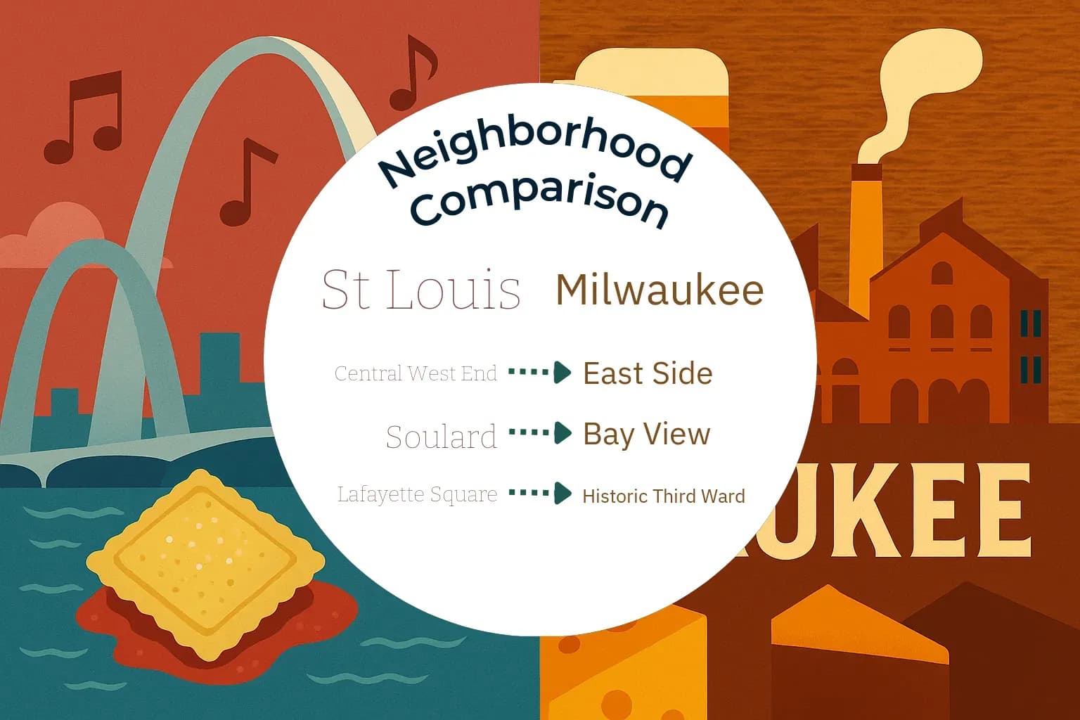St. Louis vs Milwaukee Neighborhood Comparison