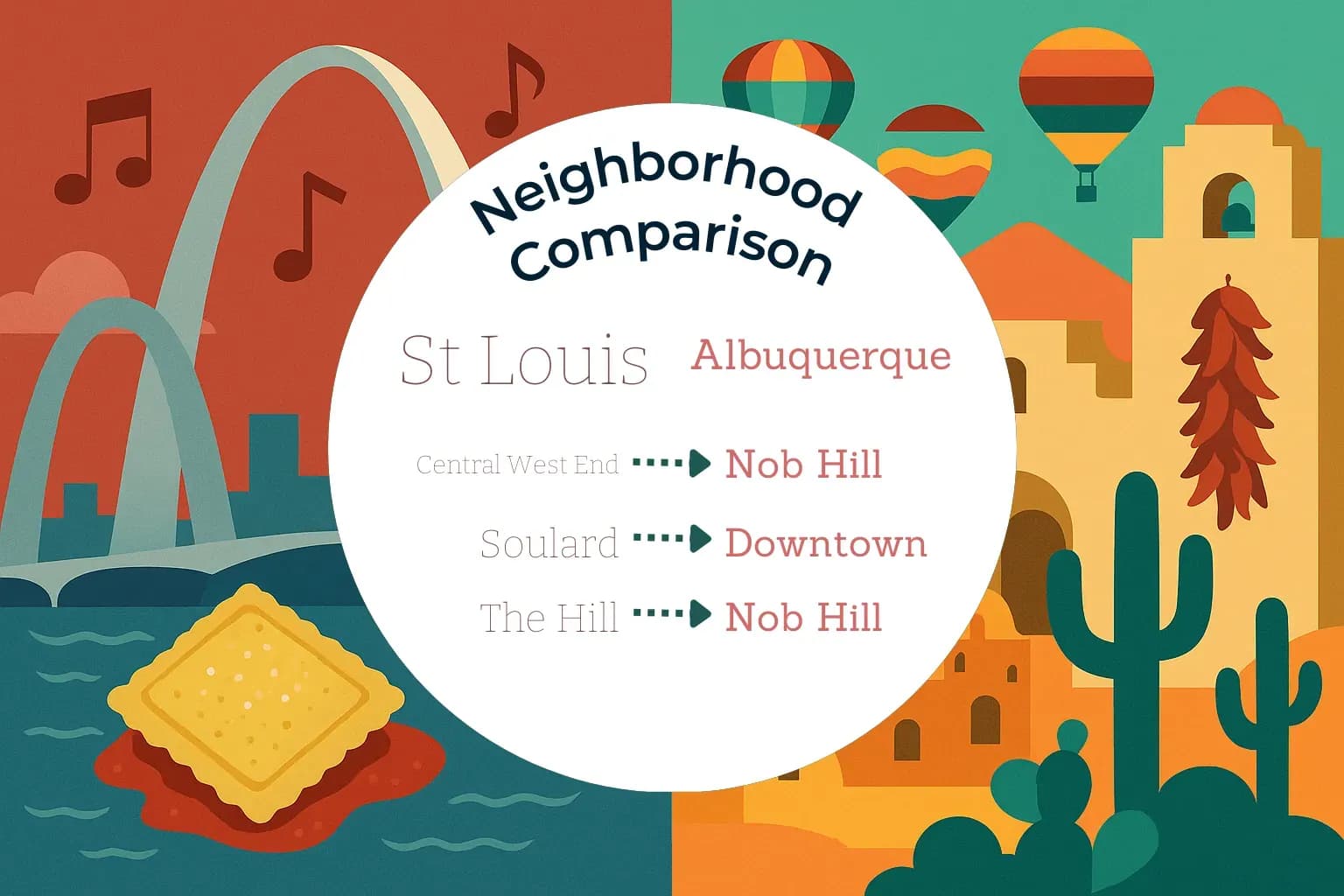 St. Louis vs Albuquerque Neighborhood Comparison