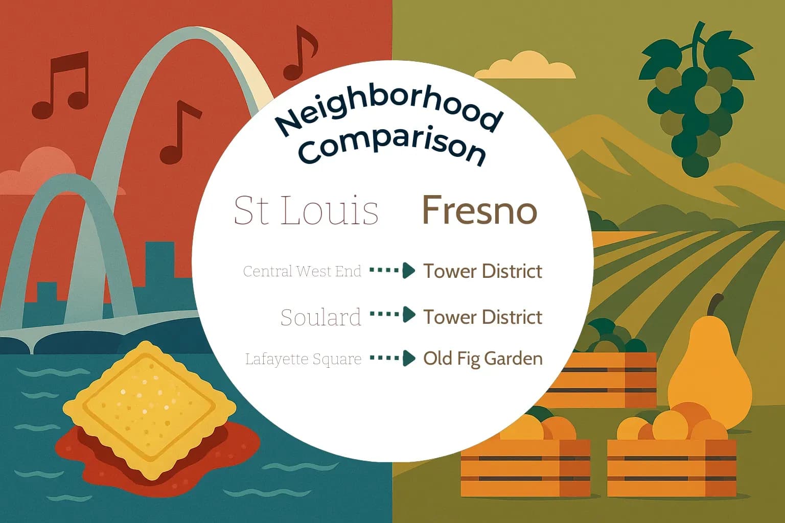 St. Louis vs Fresno Neighborhood Comparison