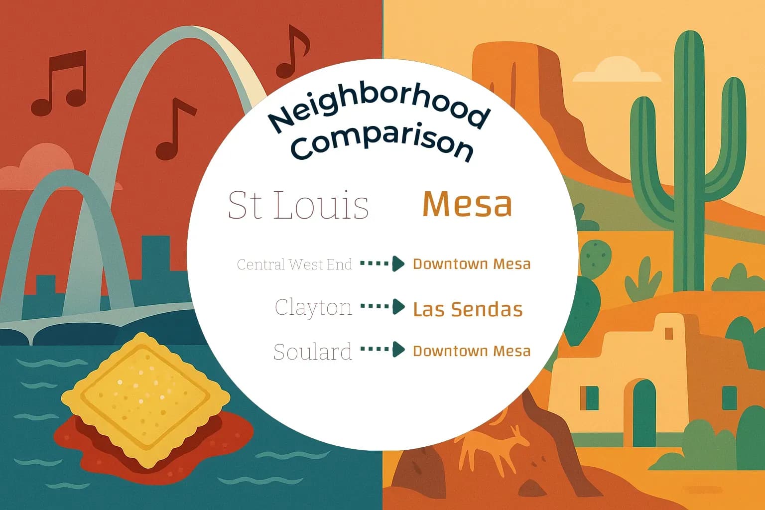 St. Louis vs Mesa Neighborhood Comparison