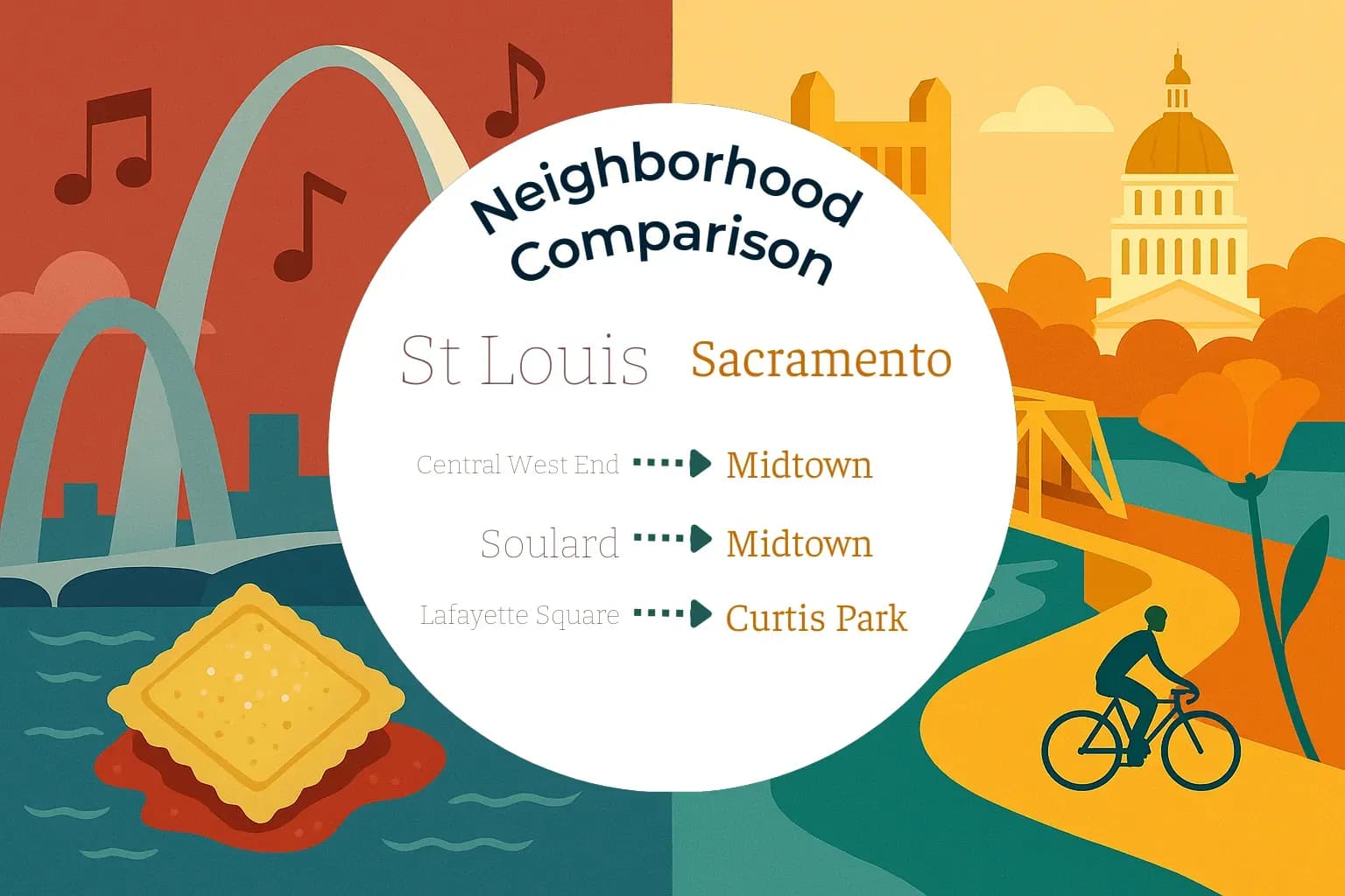 St. Louis vs Sacramento Neighborhood Comparison