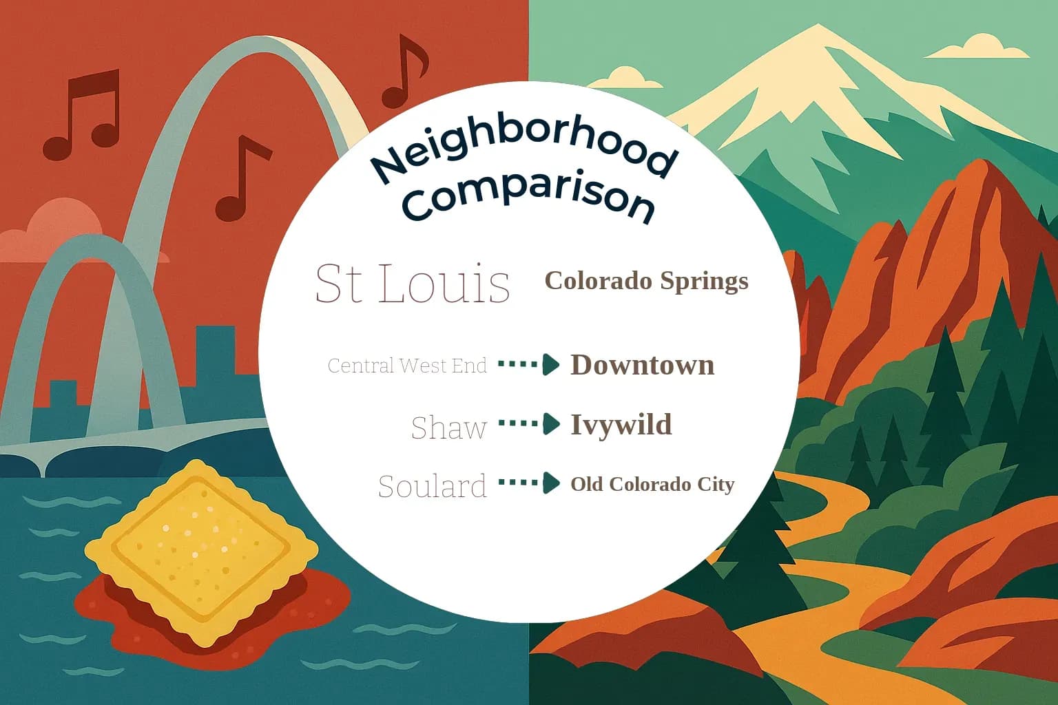 St. Louis vs Colorado Springs Neighborhood Comparison