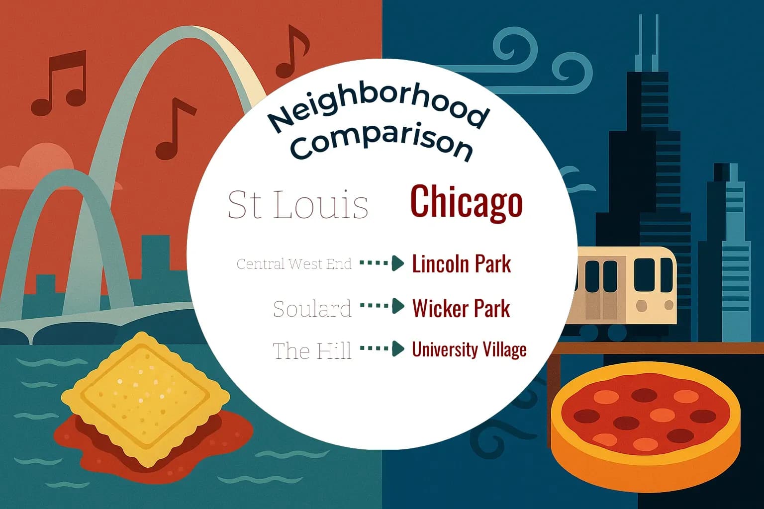 St. Louis vs Chicago Neighborhood Comparison