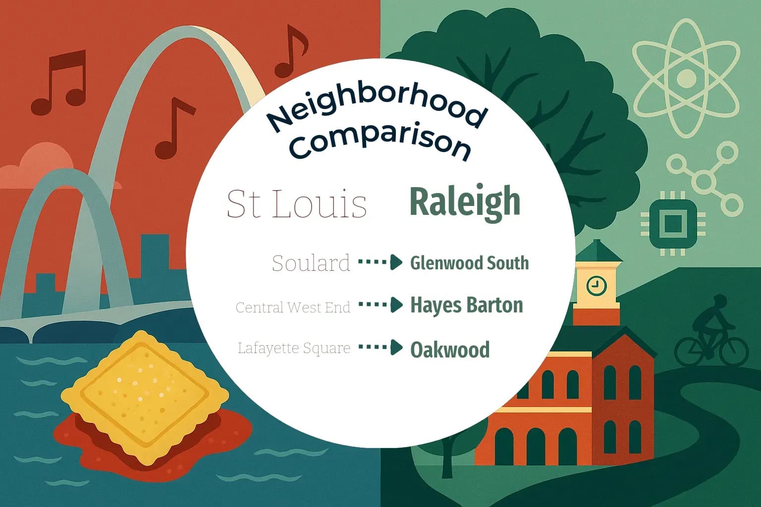 St. Louis vs Raleigh Neighborhood Comparison