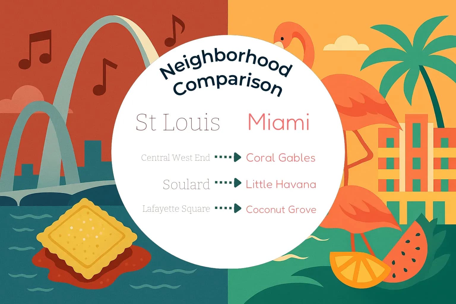 St. Louis vs Miami Neighborhood Comparison