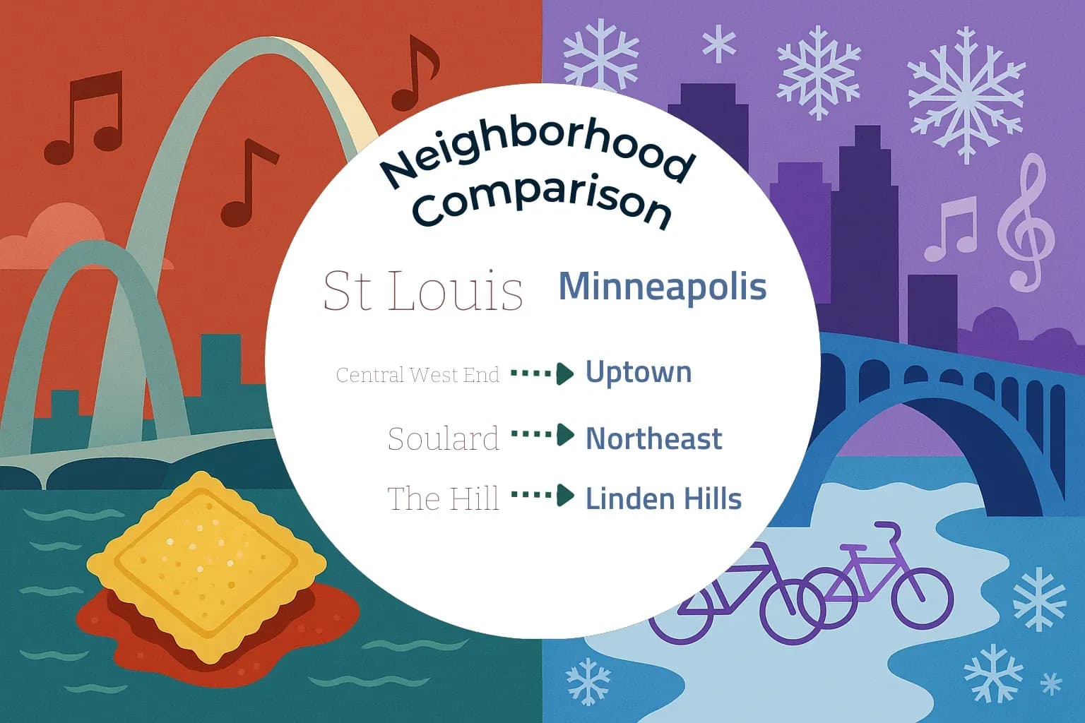 St. Louis vs Minneapolis Neighborhood Comparison
