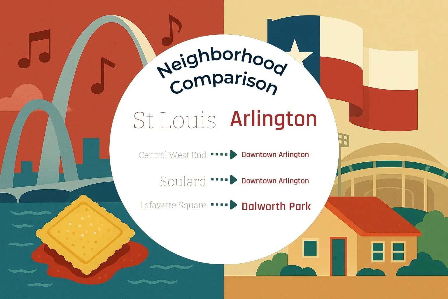 St. Louis vs Arlington Neighborhood Comparison