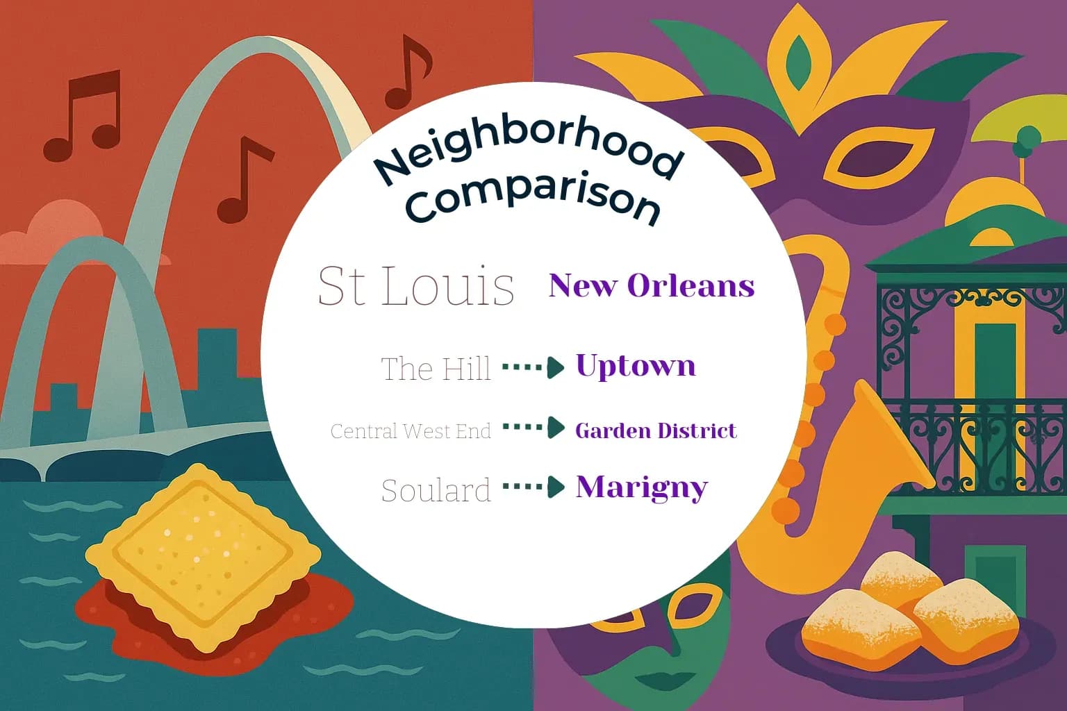St. Louis vs New Orleans Neighborhood Comparison