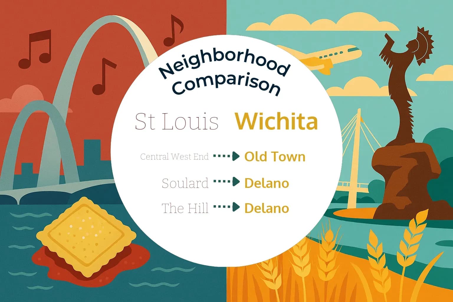 St. Louis vs Wichita Neighborhood Comparison