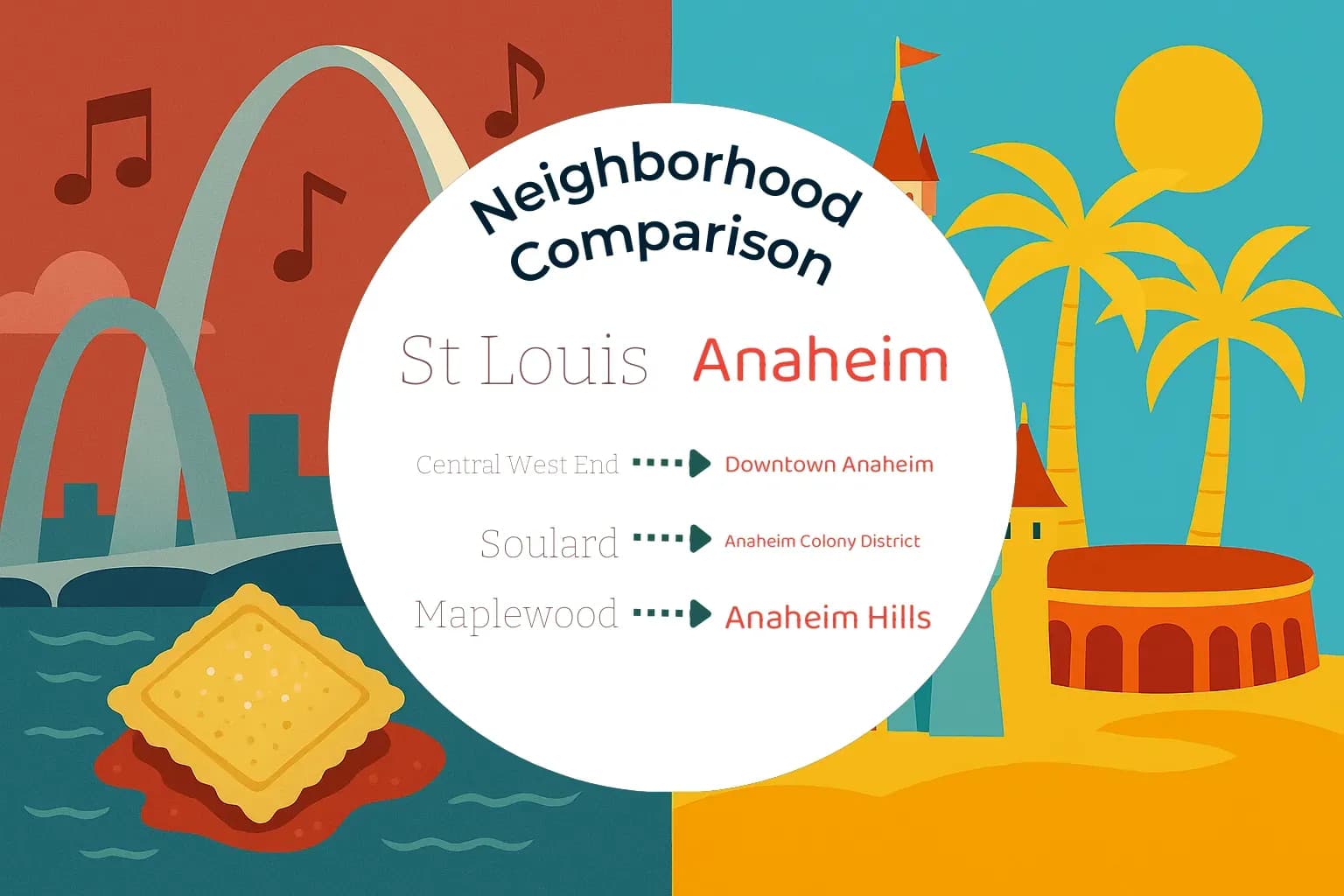 St. Louis vs Anaheim Neighborhood Comparison