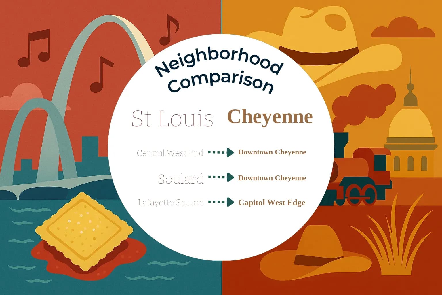 St. Louis vs Cheyenne Neighborhood Comparison