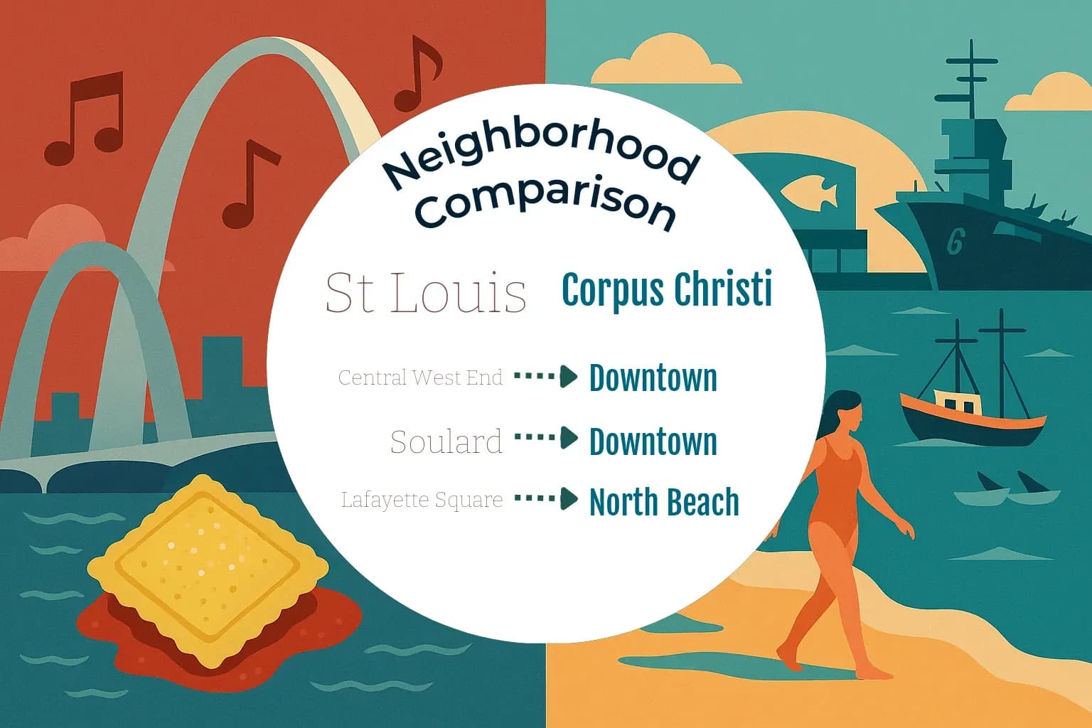 St. Louis vs Corpus Christi Neighborhood Comparison