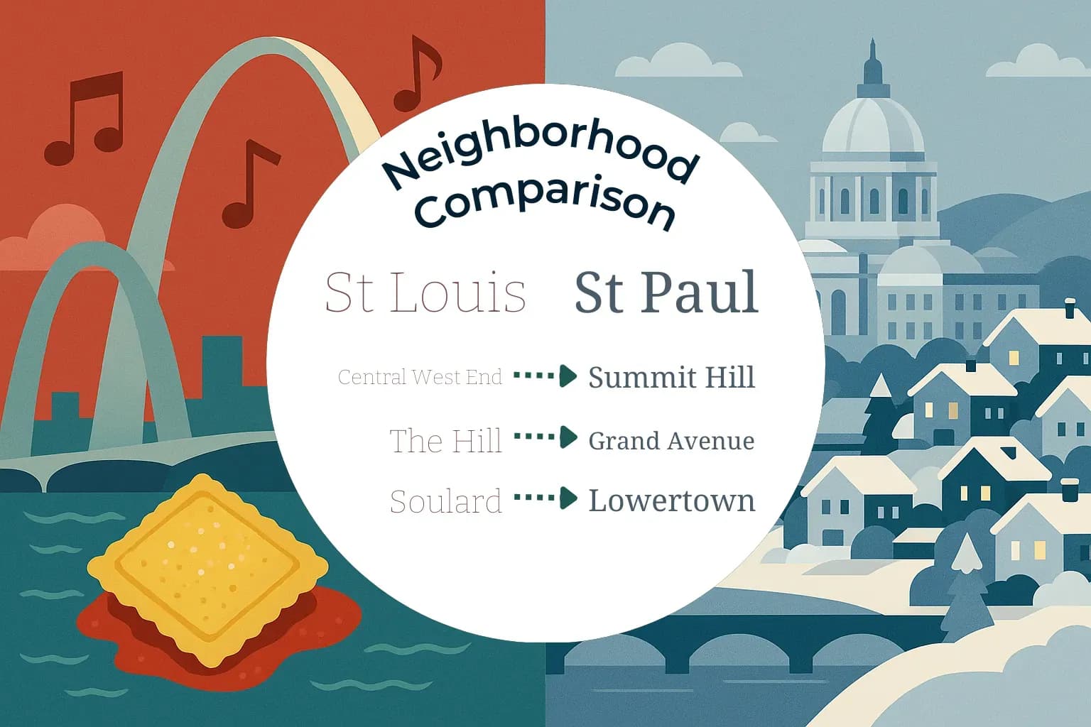 St. Louis vs St. Paul Neighborhood Comparison