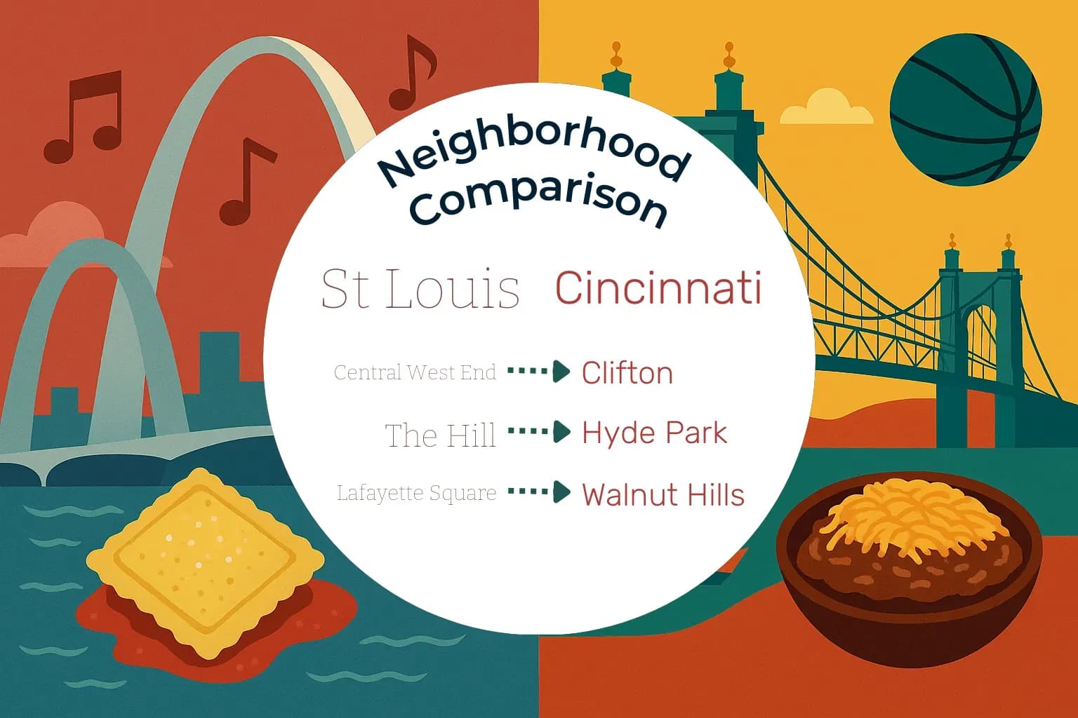 St. Louis vs Cincinnati Neighborhood Comparison