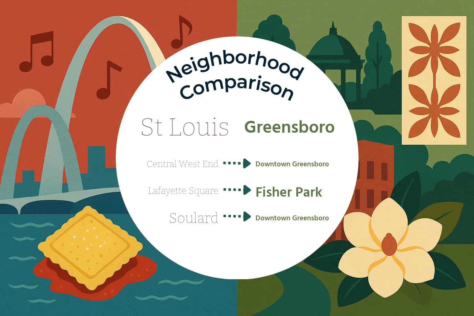 St. Louis vs Greensboro Neighborhood Comparison