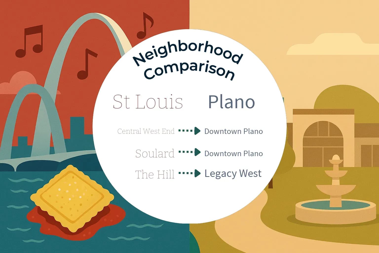 St. Louis vs Plano Neighborhood Comparison