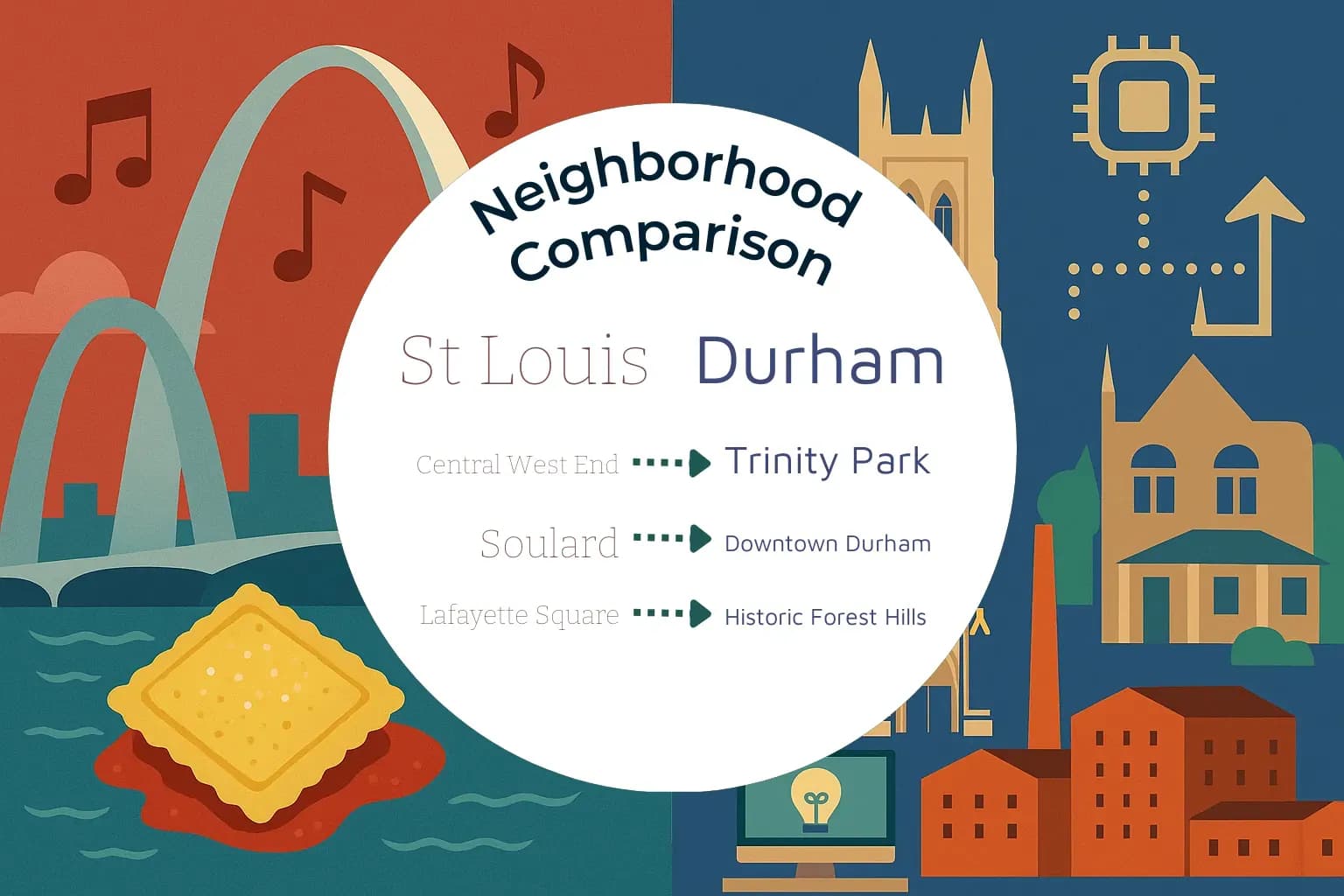 St. Louis vs Durham Neighborhood Comparison