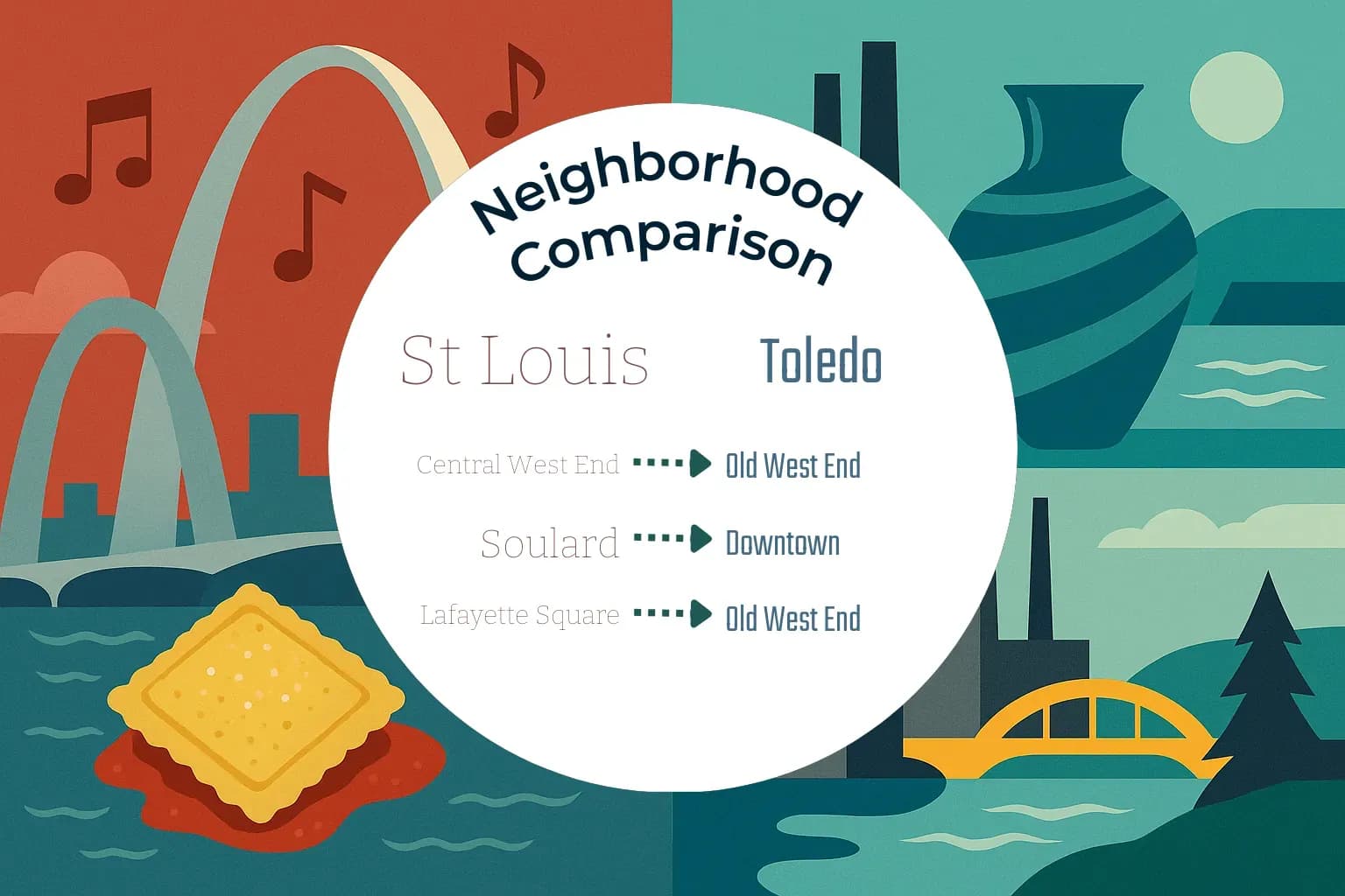 St. Louis vs Toledo Neighborhood Comparison