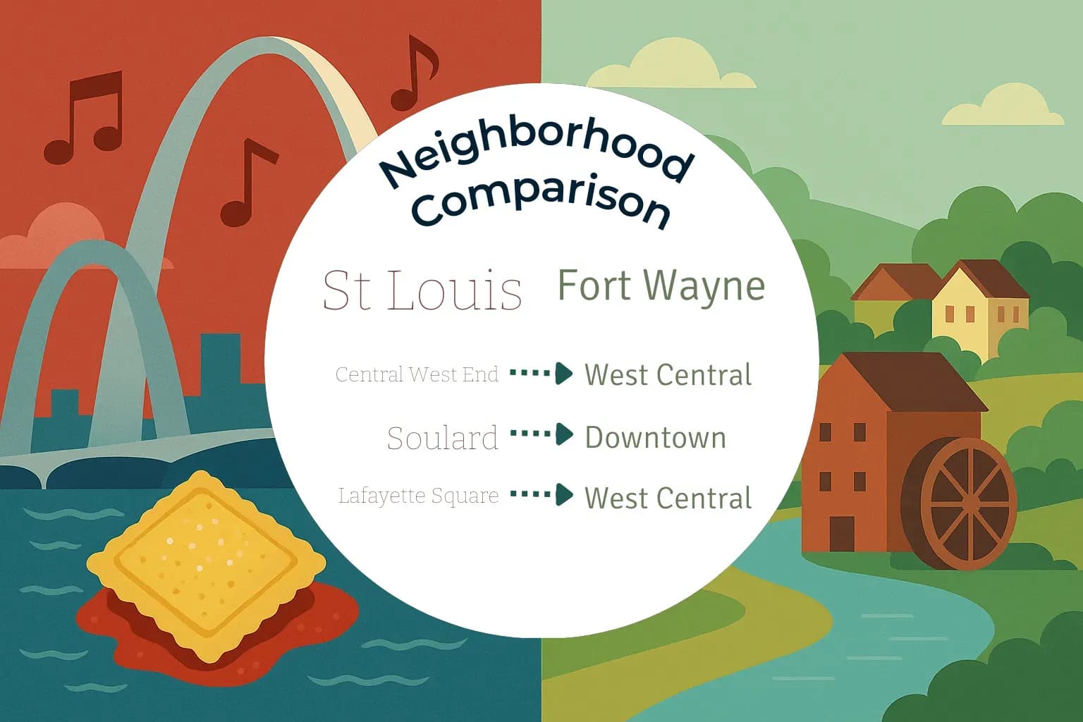 St. Louis vs Fort Wayne Neighborhood Comparison