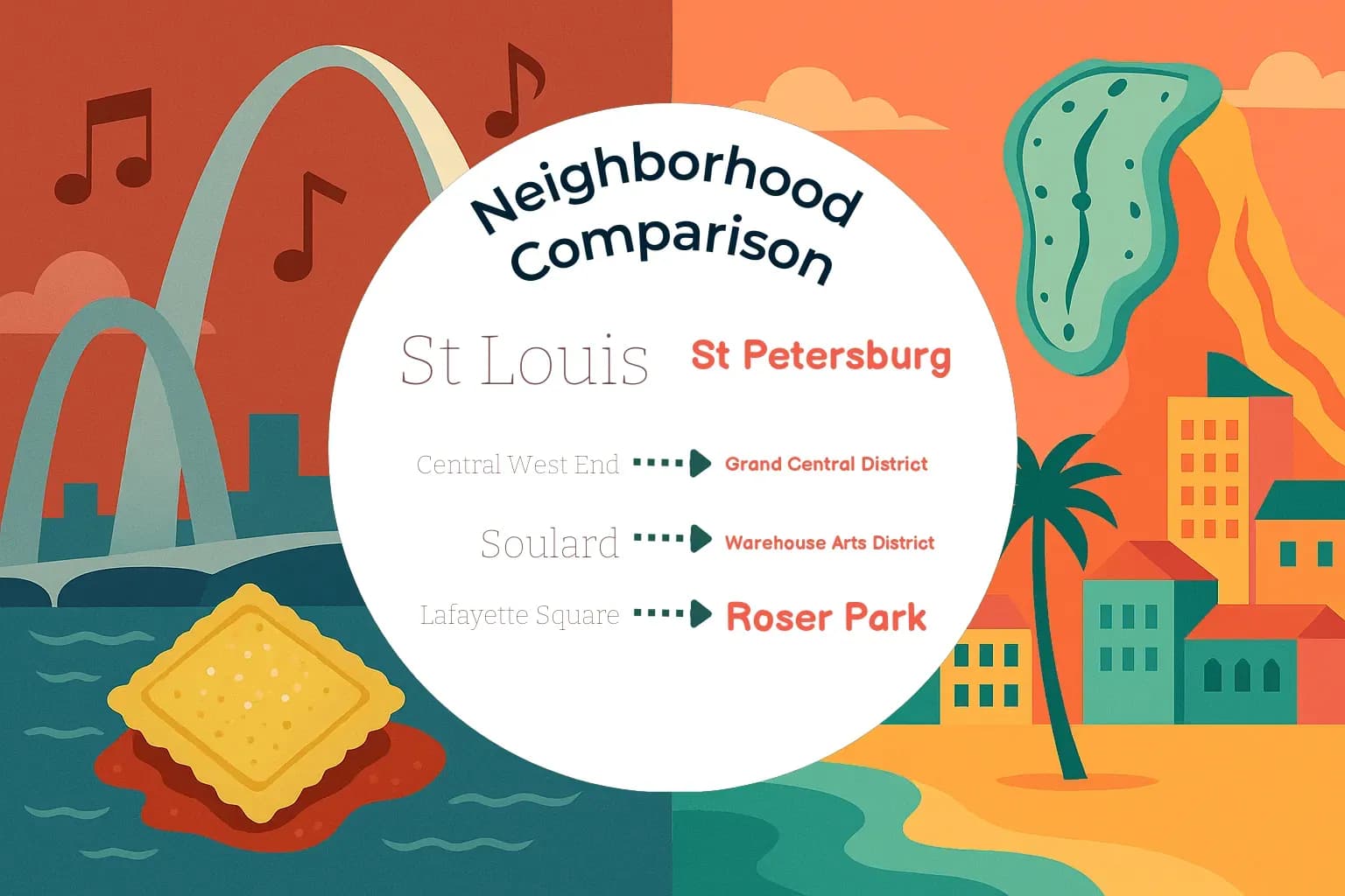 St. Louis vs St. Petersburg Neighborhood Comparison