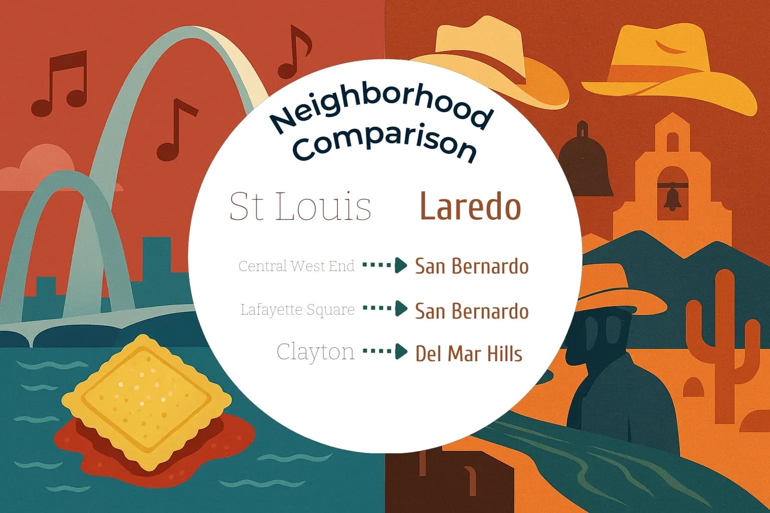St. Louis vs Laredo Neighborhood Comparison