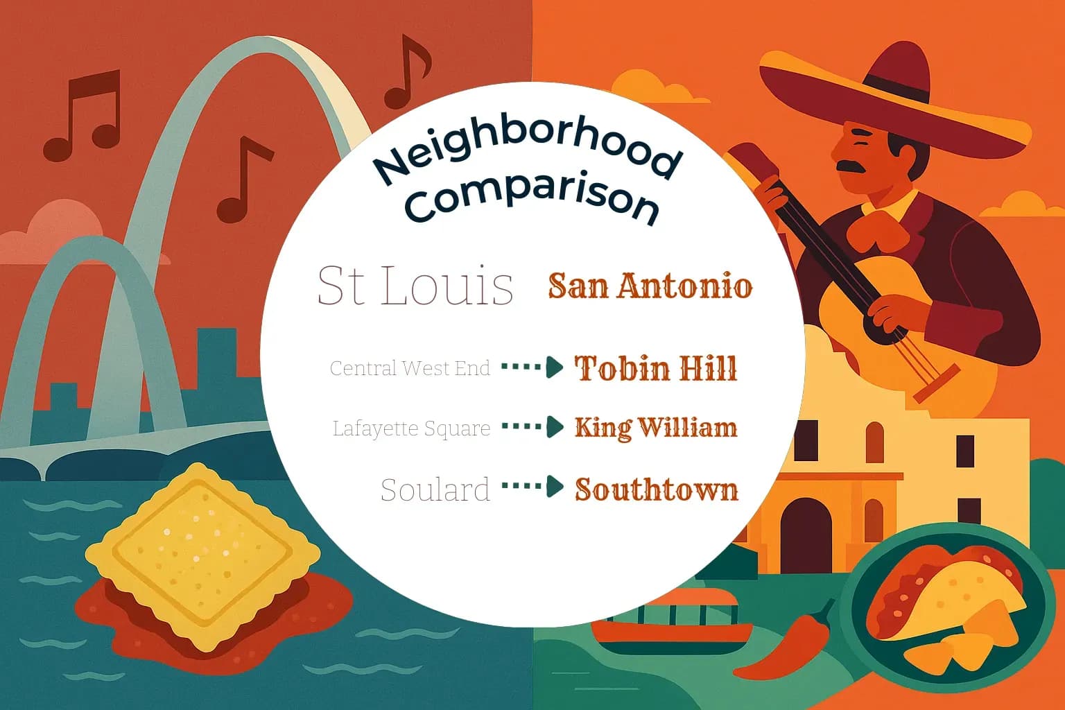 St. Louis vs San Antonio Neighborhood Comparison