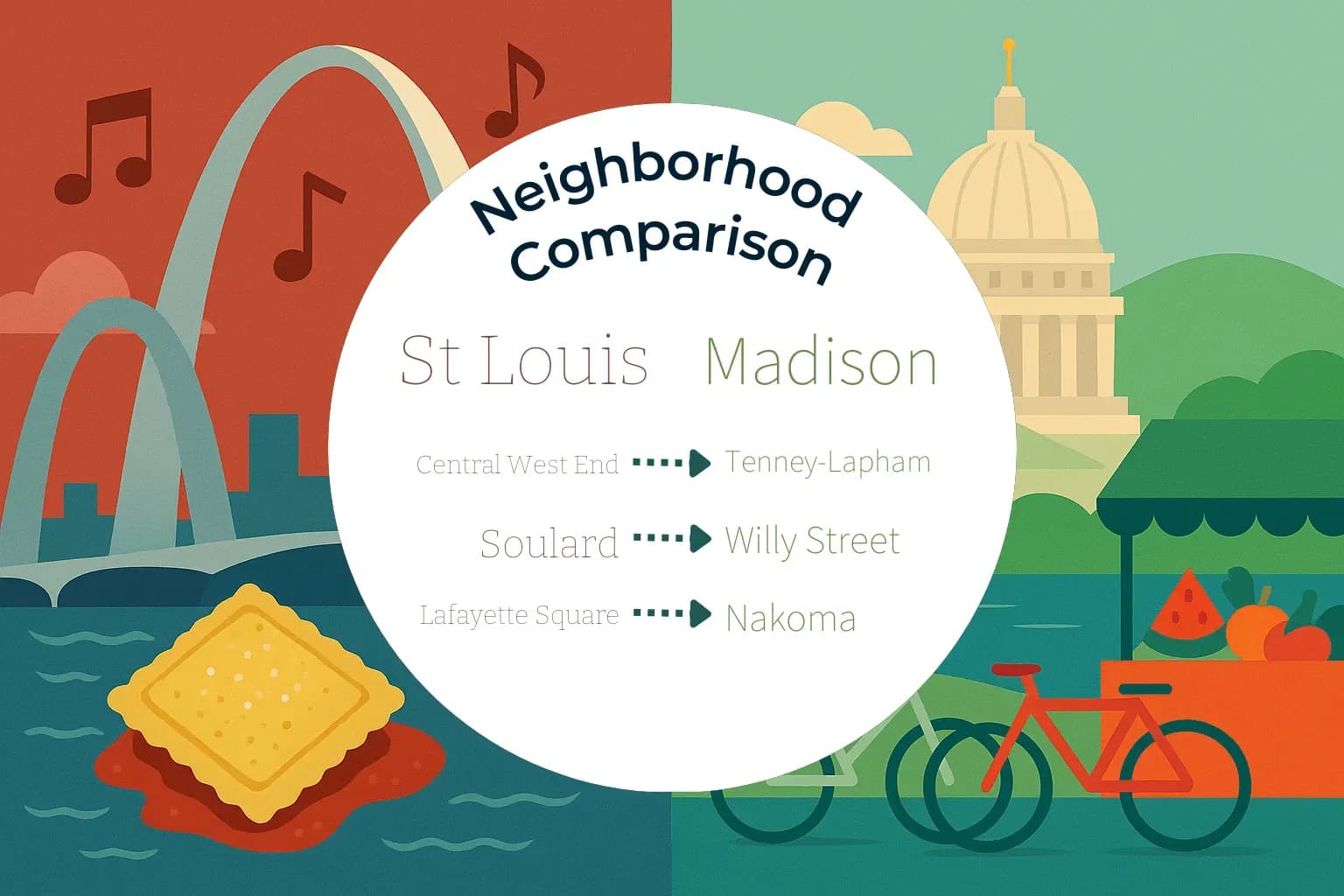 St. Louis vs Madison Neighborhood Comparison
