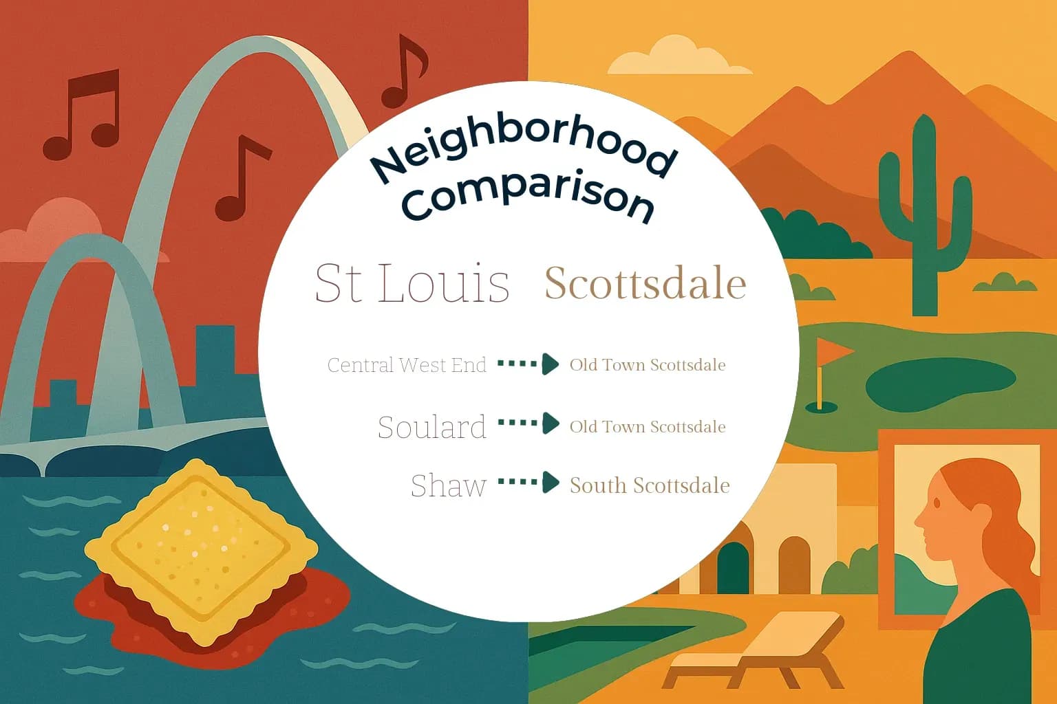 St. Louis vs Scottsdale Neighborhood Comparison