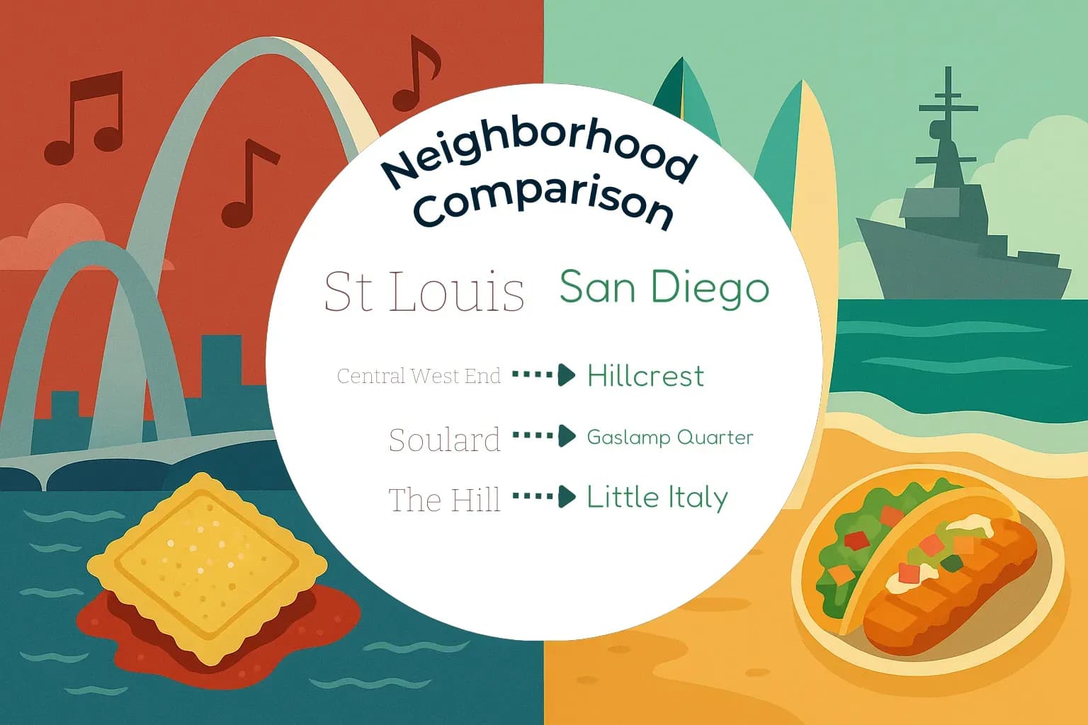 St. Louis vs San Diego Neighborhood Comparison