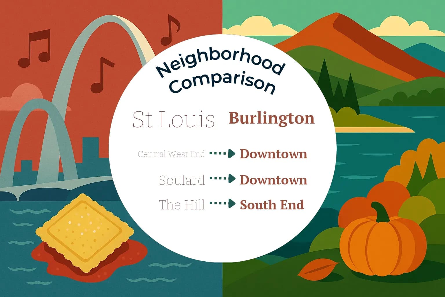 St. Louis vs Burlington Neighborhood Comparison