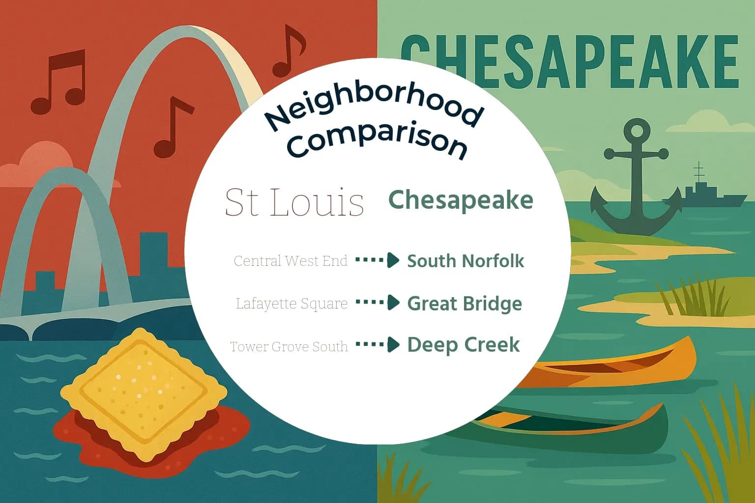 St. Louis vs Chesapeake Neighborhood Comparison