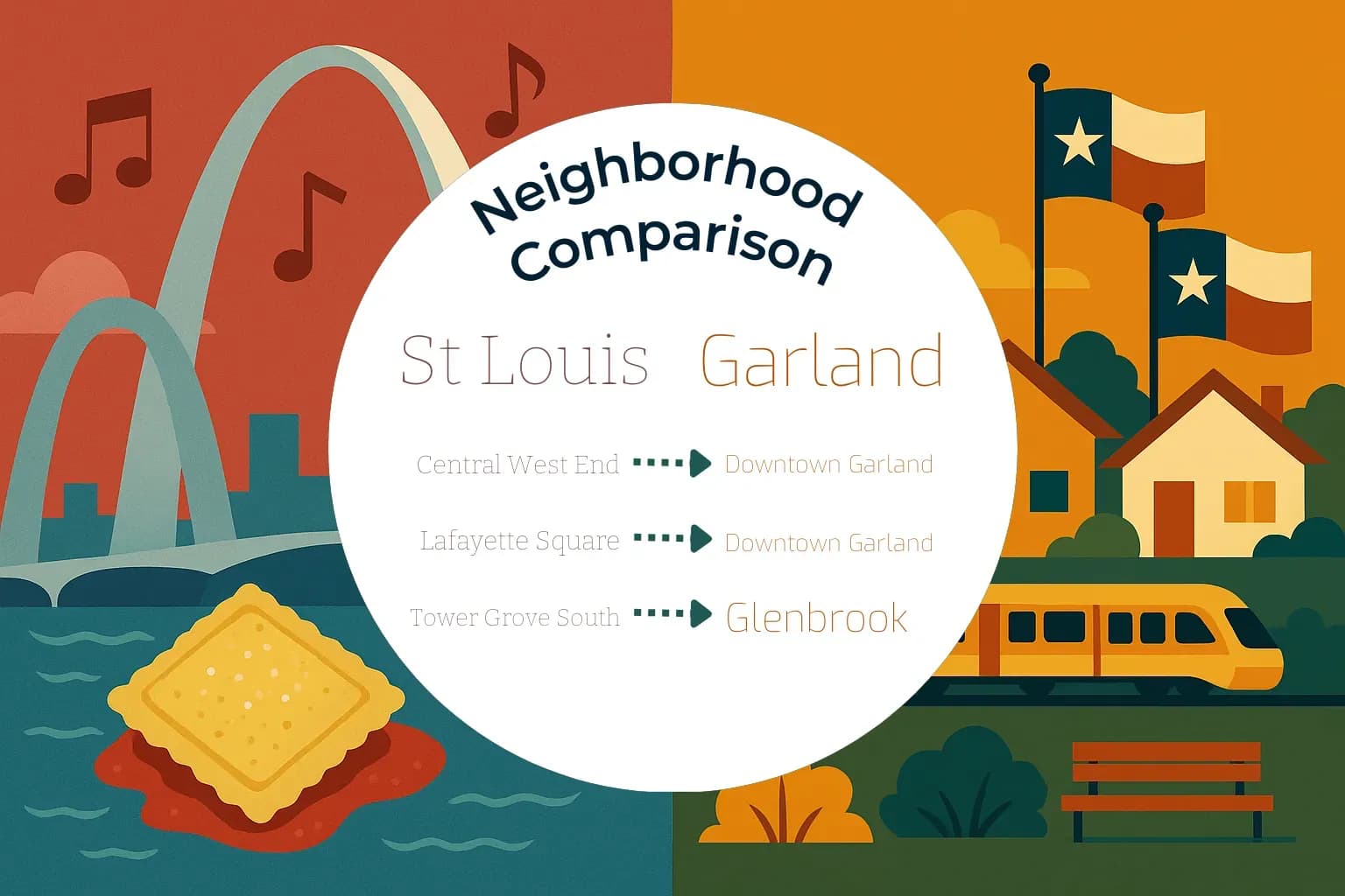 St. Louis vs Garland Neighborhood Comparison